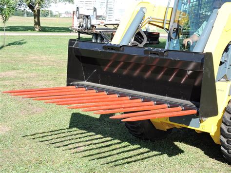 manure bucket skid steer|used skid steer manure forks.